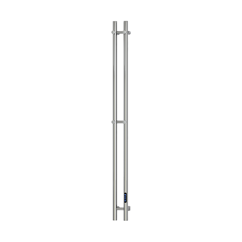 G20 Black Wall-Mounted Vertical Heated Towel Rail