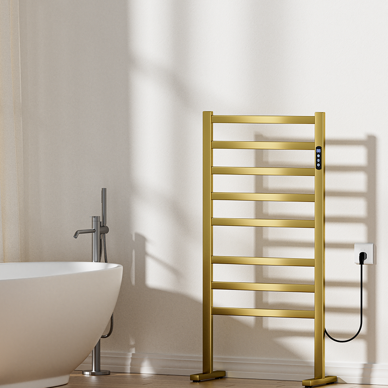 D10 Floor-Standing Heated Towel Rail