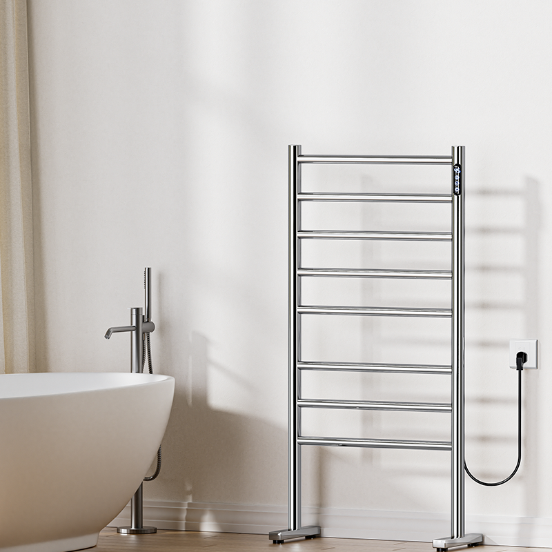D12 Floor-Standing Heated Towel Rail