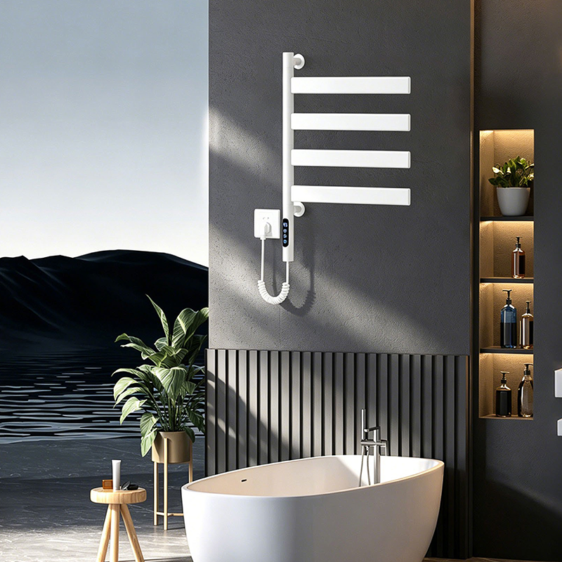 F45 SKU Wall-Mounted Swivel Heated Towel Rail